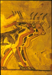 Muinainen Egypti, seinämaalaus, Sennuferin hauta, Aatelisten hauta, Thebe, Thebes tekijältä Egyptian Egyptian