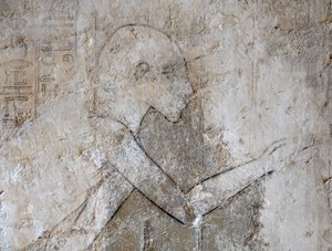 Piirros miehestä, Ramosen hauta. tekijältä Egyptian Egyptian