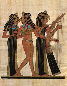 Egyptin taide; Egyptin papyrus: muusikot; Coll osa