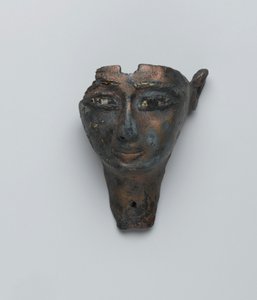 Yhdistelmäpatsaan kasvot, kolmas väliaika-myöhäinen jakso (pronssi) tekijältä Egyptian Egyptian