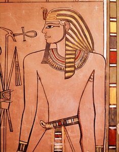 Kuningas Amenhotep II (Amenophis II) (fresko tekijältä Egyptian Egyptian
