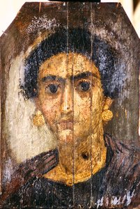 Naisen muotokuva, n. 100-300 (enkaustinen paneelissa) tekijältä Egyptian Egyptian