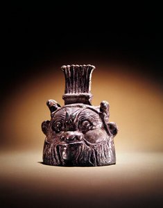 Kello Besin muodossa (pronssi) tekijältä Egyptian Ptolemaic Period
