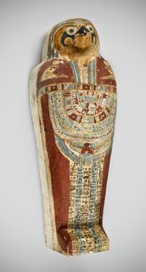 Maissimuumio, 332-150 eKr. (puu, savi, hiekka, maissi ja pellava) tekijältä Egyptian Ptolemaic Period