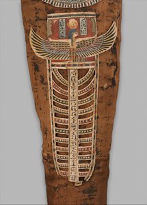 Nesminin muumio (yksityiskohta), 200-30 eKr tekijältä Egyptian Ptolemaic Period