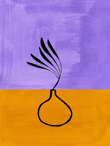 Minimalistinen kasvi-maljakko