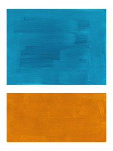Teal-oranssit värilohkot tekijältä Ejaaz Haniff