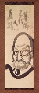 Daruma (muste paperille) tekijältä Ekaku Hakuin