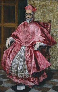 Kardinaali, n. 1601 (öljy kankaalle) tekijältä El Greco