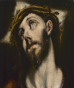 Cristo carregando a cruz (óleo sobre tela) finlandês