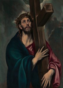 Kristus kantaa ristiä, n. 1577-87. tekijältä El Greco