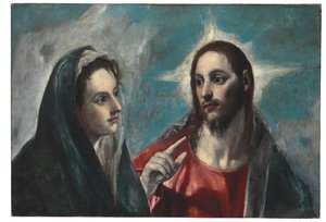 Kristus jättää äitinsä tekijältä El Greco