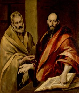 Die Apostel Petrus und Paulus tekijältä El Greco