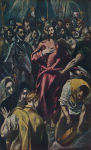 Espolio Entkleidung Christi., Kristuksen riisuminen, c1577-1579, 1938 tekijältä El Greco