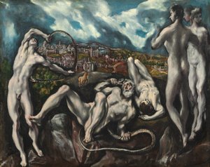 Laocoön, c. 16101614. tekijältä El Greco