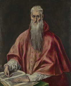 Saint Jerome kardinaalina, 15901600 tekijältä El Greco
