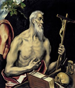 Pyhä Jerome tekijältä El Greco