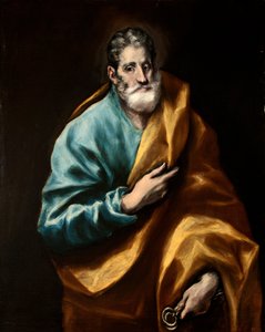 Espanja: San Pedro Apóstol Apostoli Pyhä Pietari tekijältä El Greco