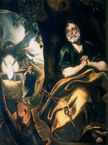 St Peters Tears, c1561-1614 tekijältä El Greco
