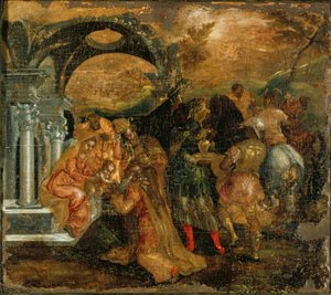 Maagien palvonta, 1565-1567 tekijältä El Greco