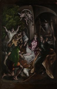 Paimenten palvonta, n. 1605-10. tekijältä El Greco