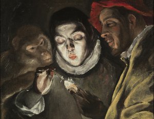 The Fable, c. 1580 tekijältä El Greco