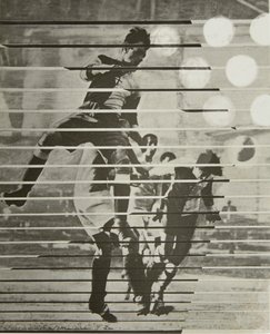 Jalkapalloilija, 1926. tekijältä Eliezer Markowich Lissitzky