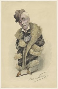 Taiteilija Jan Gerard Smitsin karikatyyri