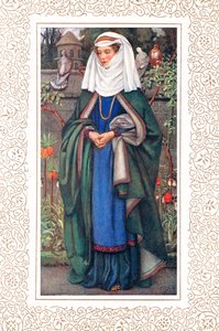 Enid, kuvitus Alfred Tennysonin (1809-92) teoksesta "Idylls of the King", julkaisija Hodder & Stoughton tekijältä Eleanor Fortescue Brickdale