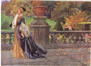 Kuningatar Katariina (litho) tekijältä Eleanor Fortescue-Brickdale
