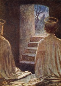 Tyhjä hauta (väri litho) tekijältä Eleanor Fortescue Brickdale