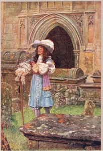 The Way of Life, kuvitus teoksesta "The Book of Old English Songs and Ballads", julkaisija Hodder ja Stoughton, n. 1910 (värilitho) tekijältä Eleanor Fortescue Brickdale