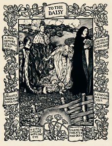 Kuvitus Wordsworthsin runoon Daisylle, nro 2, 1923 tekijältä Eleanor Fortescue Brickdale