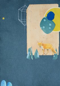 Hunter. 2016 (akvarelli ja lyijykynä paperille, sekatekniikka).