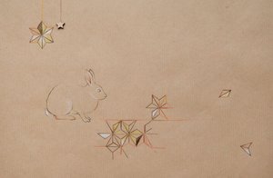 Scatter, 2014 (lyijykynä ja sekatekniikka paperille) tekijältä Eleanor Grafton