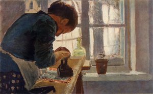 "The Washerwoman", 1800-luvun loppu, 1965. tekijältä Elena Dmitrievna Polenova