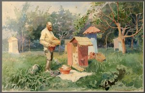 Mehiläispihalla, 1890