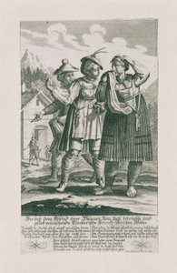 Tirolin puolustus vuodelta 1703: Tyrollerische Scharff-Schützen -naiset tekijältä Elias Baeck