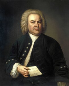 Jean Sebastien Bachin muotokuva (Johann Sebastian Bach tekijältä Elias Gottleib (after) Haussmann