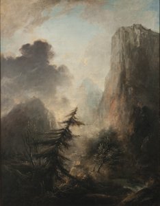 Maisema kuusen kanssa, noin 1780