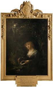 Maria Gyllenstierna von Lundholm (1716-1783), Baronin, verheiratet mit dem Ratsherrn Baron Esbjörn Kristian Reuterholm tekijältä Elias Martin