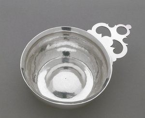 Porringer, c. 1747-1810 (hopea) tekijältä Elias Pelletreau
