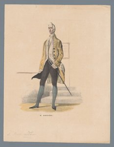 herra Deminière (otsikko esineessä) tekijältä Elias Spanier (attributed to)
