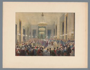 Juhlasali, jossa pavaa tanssitaan, 1845