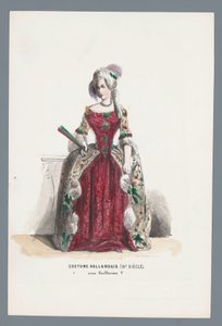 Hollantilainen puku. (1700-luku). William V:n johdolla