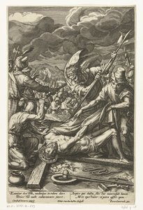 Kristus riisui vaatteensa Passion of Christ (sarjan nimi) tekijältä Elias van den Bossche