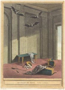 Les filles de Minee (Minun tyttäret) tekijältä Elie du Mesnil after Jean Baptiste Oudry