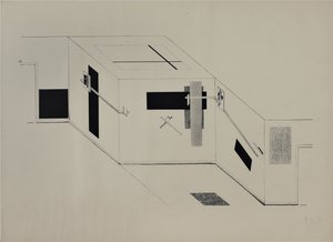 Proun tekijältä Eliezer Markowich Lissitzky