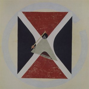 Proun 43, 1924 tekijältä Eliezer Markowich Lissitzky