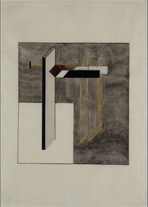 Proun 4B tekijältä Eliezer Markowich Lissitzky